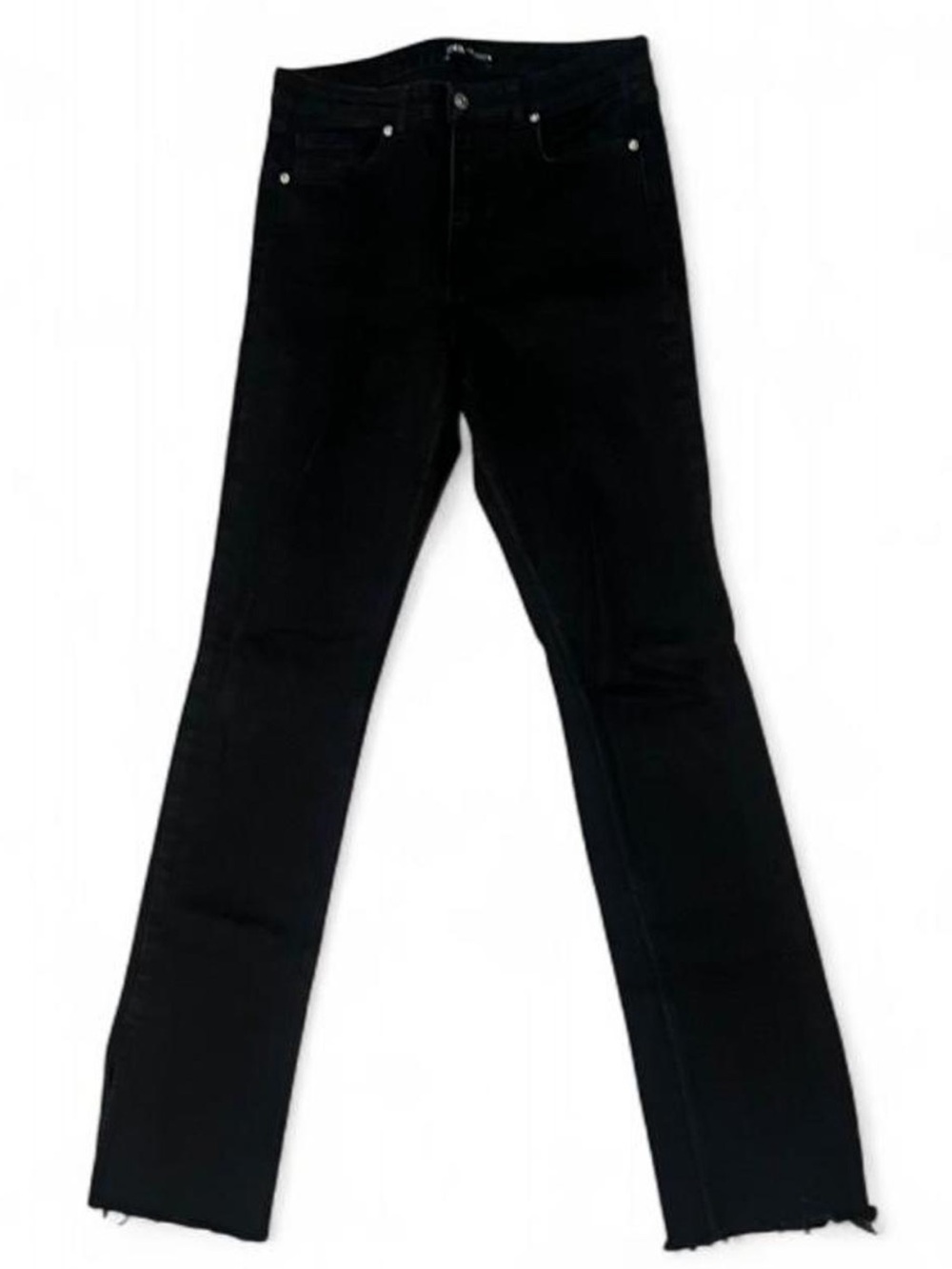 Zara black skinny flare jeans